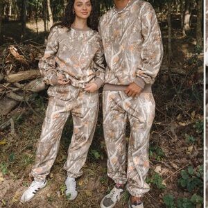COMFRT CAMO SWEATPANTS ADIRONDACK BROWN - M